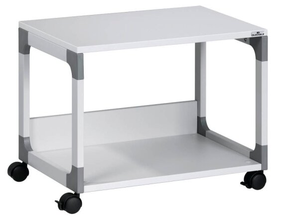 DURABLE Multi Trolley 48 Bürowagen grau 2 Ebenen 60,0 x 43,2 x 47,7 cm