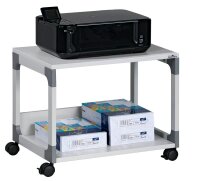 DURABLE Multi Trolley 48 Bürowagen grau 2 Ebenen 60,0 x 43,2 x 47,7 cm