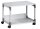 DURABLE Multi Trolley 48 Bürowagen grau 2 Ebenen 60,0 x 43,2 x 47,7 cm