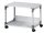 DURABLE Multi Trolley 48 Bürowagen grau 2 Ebenen 60,0 x 43,2 x 47,7 cm