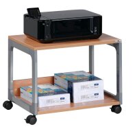 DURABLE Multi Trolley 48 Bürowagen buche 2 Ebenen...