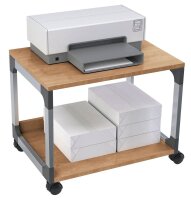 DURABLE Multi Trolley 48 Bürowagen buche 2 Ebenen 60,0 x 43,2 x 47,7 cm