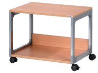 DURABLE Multi Trolley 48 Bürowagen buche 2 Ebenen 60,0 x 43,2 x 47,7 cm