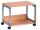 DURABLE Multi Trolley 48 Bürowagen buche 2 Ebenen 60,0 x 43,2 x 47,7 cm