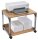 DURABLE Multi Trolley 48 Bürowagen buche 2 Ebenen 60,0 x 43,2 x 47,7 cm