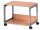 DURABLE Multi Trolley 48 Bürowagen buche 2 Ebenen 60,0 x 43,2 x 47,7 cm