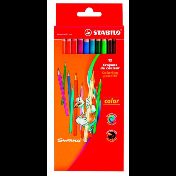 STABILO color Buntstifte farbsortiert, 12 St.  ( 1912/77-01 )