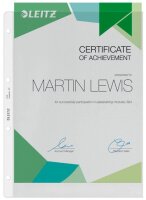 LEITZ Prospekthüllen 4700 DIN A4 transparent genarbt 0,13 mm, 100 St.