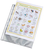 LEITZ Prospekthüllen 4700 DIN A4 transparent genarbt 0,13 mm, 100 St.