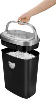 Fellowes Powershred 53C Aktenvernichter mit Partikelschnitt P-4, 4 x 35 mm, bis 10 Blatt, schwarz
