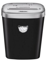 Fellowes Powershred 53C Aktenvernichter mit Partikelschnitt P-4, 4 x 35 mm, bis 10 Blatt, schwarz
