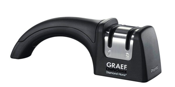 GRAEF Messerschärfer Pronto schwarz, silber, 1 St.
