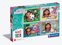 Clementoni Gabby´s Dollhouse 4 in 1 Puzzle, 12 - 24...