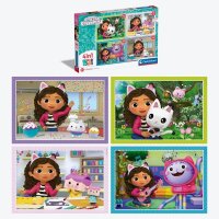 Clementoni Gabby´s Dollhouse 4 in 1 Puzzle, 12 - 24...