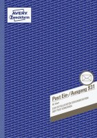 AVERY Zweckform Post-Eingang-/Ausgangsbuch Formularbuch 931, 1 St.
