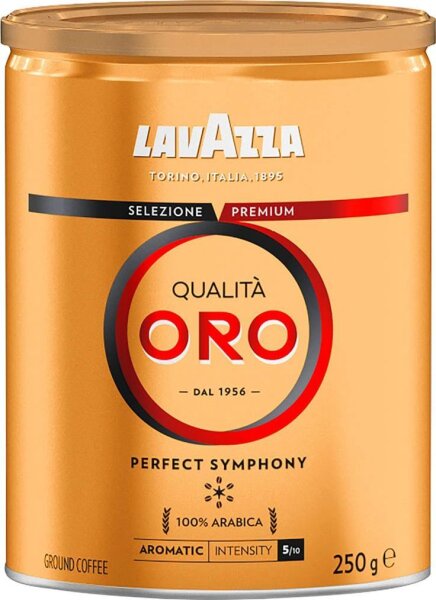 LAVAZZA Qualita Oro Kaffee, gemahlen, Arabicabohnen 250 g