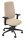 Dauphin Bürostuhl Indeed operator Stoff beige, Gestell schwarz