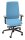 Dauphin Bürostuhl Indeed operator Stoff blau, Gestell schwarz