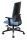 Dauphin Bürostuhl Indeed operator Stoff blau, Gestell schwarz