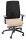 Dauphin Bürostuhl Indeed mesh Stoff beige, Gestell schwarz