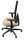 Dauphin Bürostuhl Indeed mesh Stoff beige, Gestell schwarz