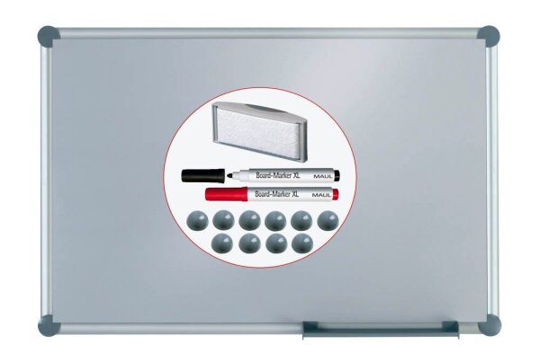 MAUL Whiteboard MAULpro 90,0 x 60,0 cm silber kunststoffbeschichteter Stahl