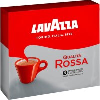 LAVAZZA Qualita Rossa Kaffee, gemahlen, Arabica- und...