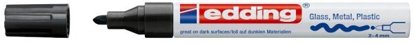edding 750 Glanz Lackmarker schwarz 2,0 - 4,0 mm, 1 St.