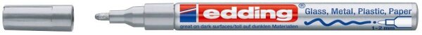 edding 751 creative Lackmarker silber 1,0 - 2,0 mm, 1 St.