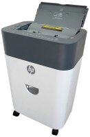 HP OneShred Auto 100CC Aktenvernichter mit Partikelschnitt P-4, 4,3 x 12 mm, bis 100 Blatt, weiß