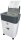HP OneShred Auto 100CC Aktenvernichter mit Partikelschnitt P-4, 4,3 x 12 mm, bis 100 Blatt, weiß