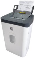 HP OneShred Auto 200CC Aktenvernichter mit Partikelschnitt P-4, 4,3 x 12 mm, bis 200 Blatt, weiß