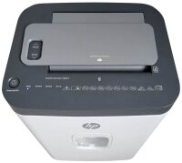 HP OneShred Auto 200CC Aktenvernichter mit Partikelschnitt P-4, 4,3 x 12 mm, bis 200 Blatt, weiß