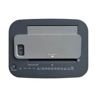 HP OneShred Auto 200CC Aktenvernichter mit Partikelschnitt P-4, 4,3 x 12 mm, bis 200 Blatt, weiß