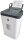 HP OneShred Auto 200CC Aktenvernichter mit Partikelschnitt P-4, 4,3 x 12 mm, bis 200 Blatt, weiß