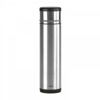 emsa Isolierflasche MOBILITY Edelstahl/schwarz 1,0 l, 1 St.