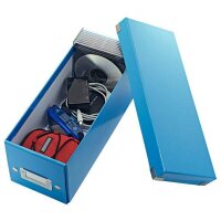 LEITZ CD-/DVD-Box Click & Store blau, 1 St.