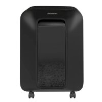 Fellowes Powershred LX 201 Aktenvernichter mit Partikelschnitt P-5, 2 x 12 mm, bis 11 Blatt, schwarz