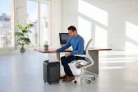 Fellowes Powershred LX 211 Aktenvernichter mit Partikelschnitt P-5, 2 x 12 mm, bis 14 Blatt, schwarz