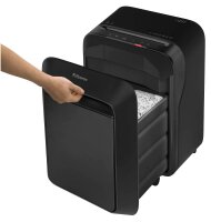 Fellowes Powershred LX 211 Aktenvernichter mit Partikelschnitt P-5, 2 x 12 mm, bis 14 Blatt, schwarz