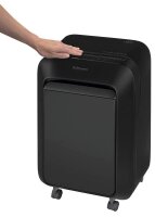 Fellowes Powershred LX 211 Aktenvernichter mit Partikelschnitt P-5, 2 x 12 mm, bis 14 Blatt, schwarz