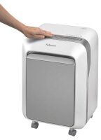 Fellowes Powershred LX 211 Aktenvernichter mit Partikelschnitt P-5, 2 x 12 mm, bis 14 Blatt, weiß