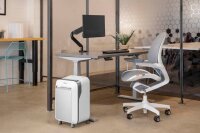 Fellowes Powershred LX 211 Aktenvernichter mit Partikelschnitt P-5, 2 x 12 mm, bis 14 Blatt, weiß