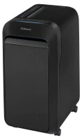 AKTION: Fellowes Powershred LX 221 Aktenvernichter mit Partikelschnitt P-5, 2 x 12 mm, bis 19 Blatt, schwarz mit 60 Euro CashBack
