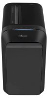 AKTION: Fellowes Powershred LX 221 Aktenvernichter mit Partikelschnitt P-5, 2 x 12 mm, bis 19 Blatt, schwarz mit 60 Euro CashBack