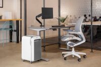 AKTION: Fellowes Powershred LX 221 Aktenvernichter mit Partikelschnitt P-5, 2 x 12 mm, bis 19 Blatt, weiß mit 60 Euro CashBack