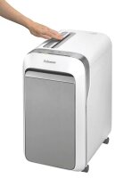 AKTION: Fellowes Powershred LX 221 Aktenvernichter mit Partikelschnitt P-5, 2 x 12 mm, bis 19 Blatt, weiß mit 60 Euro CashBack