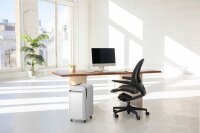 AKTION: Fellowes Powershred LX 221 Aktenvernichter mit Partikelschnitt P-5, 2 x 12 mm, bis 19 Blatt, weiß mit 60 Euro CashBack