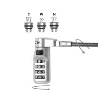 DICOTA Universal Security Cable Lock 3 combination Laptopschloss 2,0 m  ( D31713 )