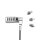 DICOTA Universal Security Cable Lock 3 combination Laptopschloss 2,0 m  ( D31713 )
